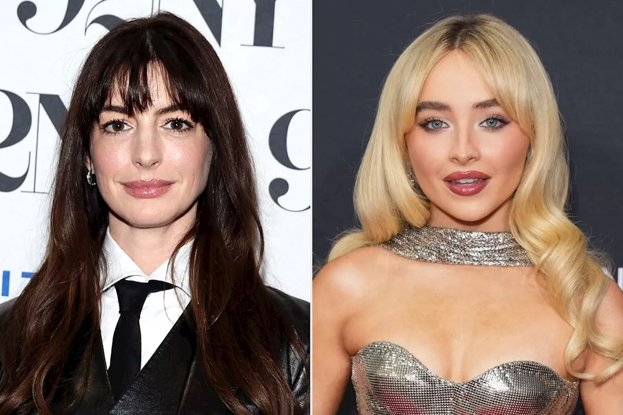 Anne Hathaway urges students to stay in line to vote with updated lyrics to Sabrina Carpenter song