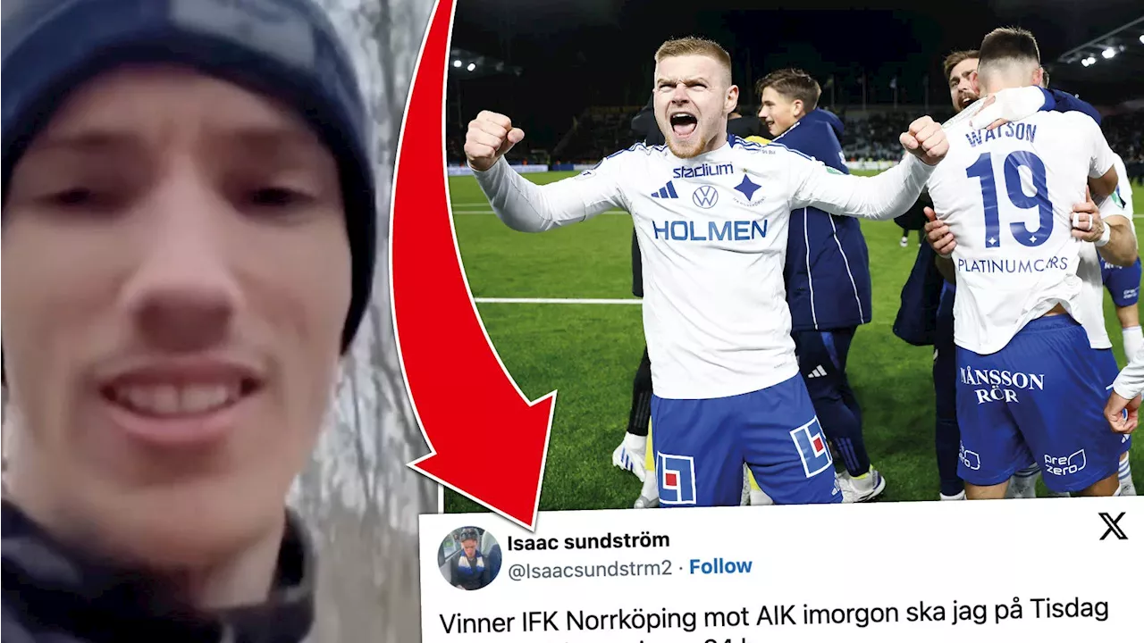 Efter tweeten: Går 100 000 steg för IFK Norrköping