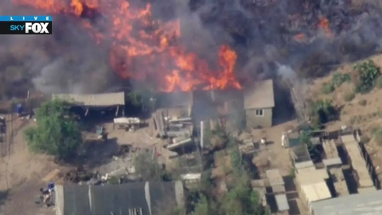 LIVE: Fire in Ventura County triggers evacuations, road closures