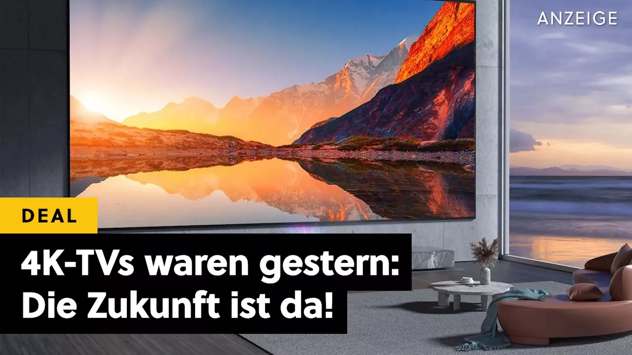 Fernseher waren gestern: Die neue TV-Alternative ist jetzt endlich günstiger - 150 Zoll und einzigartige Bildqualität!