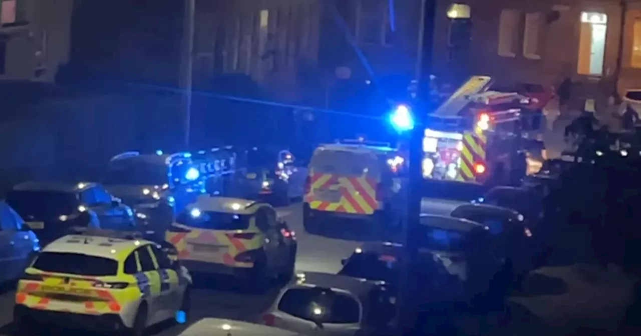 Bonfire Night chaos in Glasgow's Pollokshields as vehicles pelted with fireworks