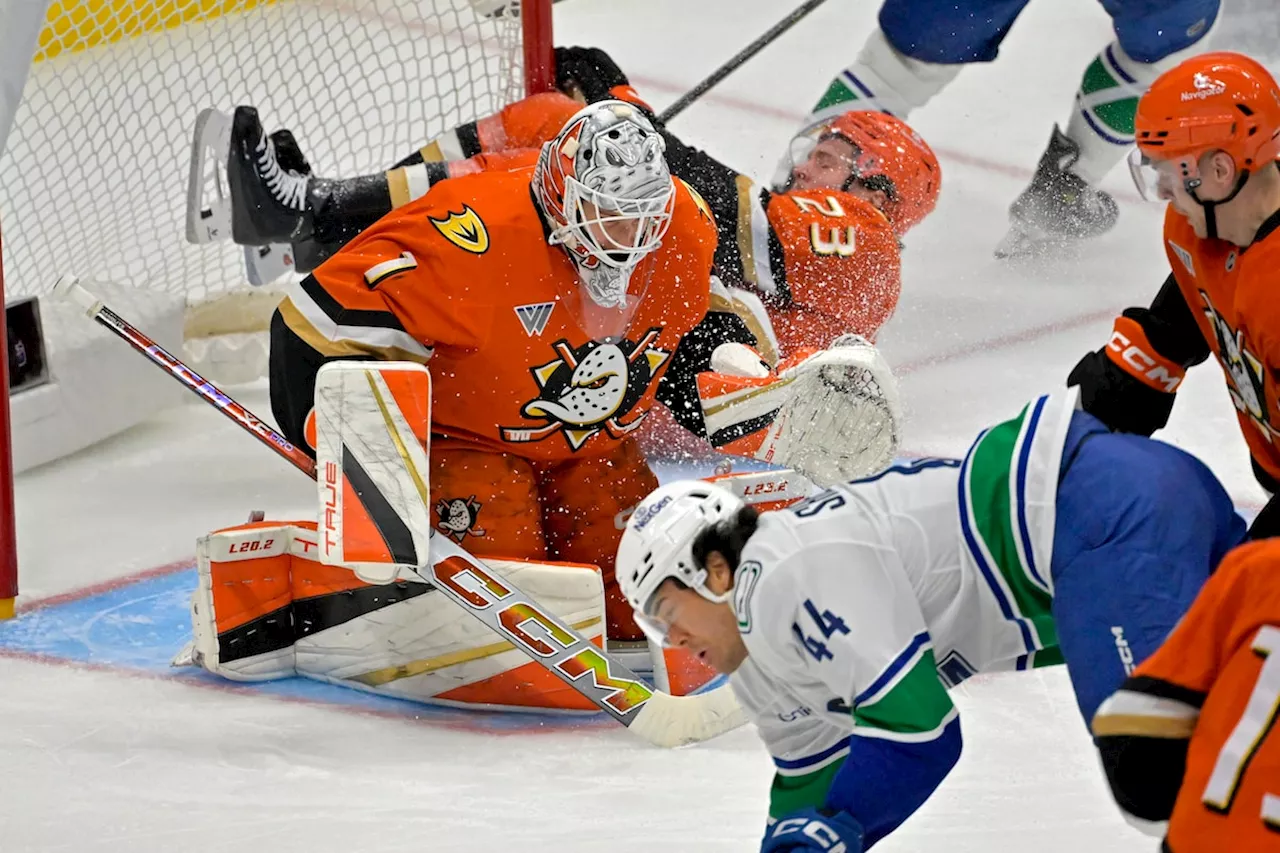 Quinn Hughes and Brock Boeser score big in Canucks’ 5-1 rout of Ducks