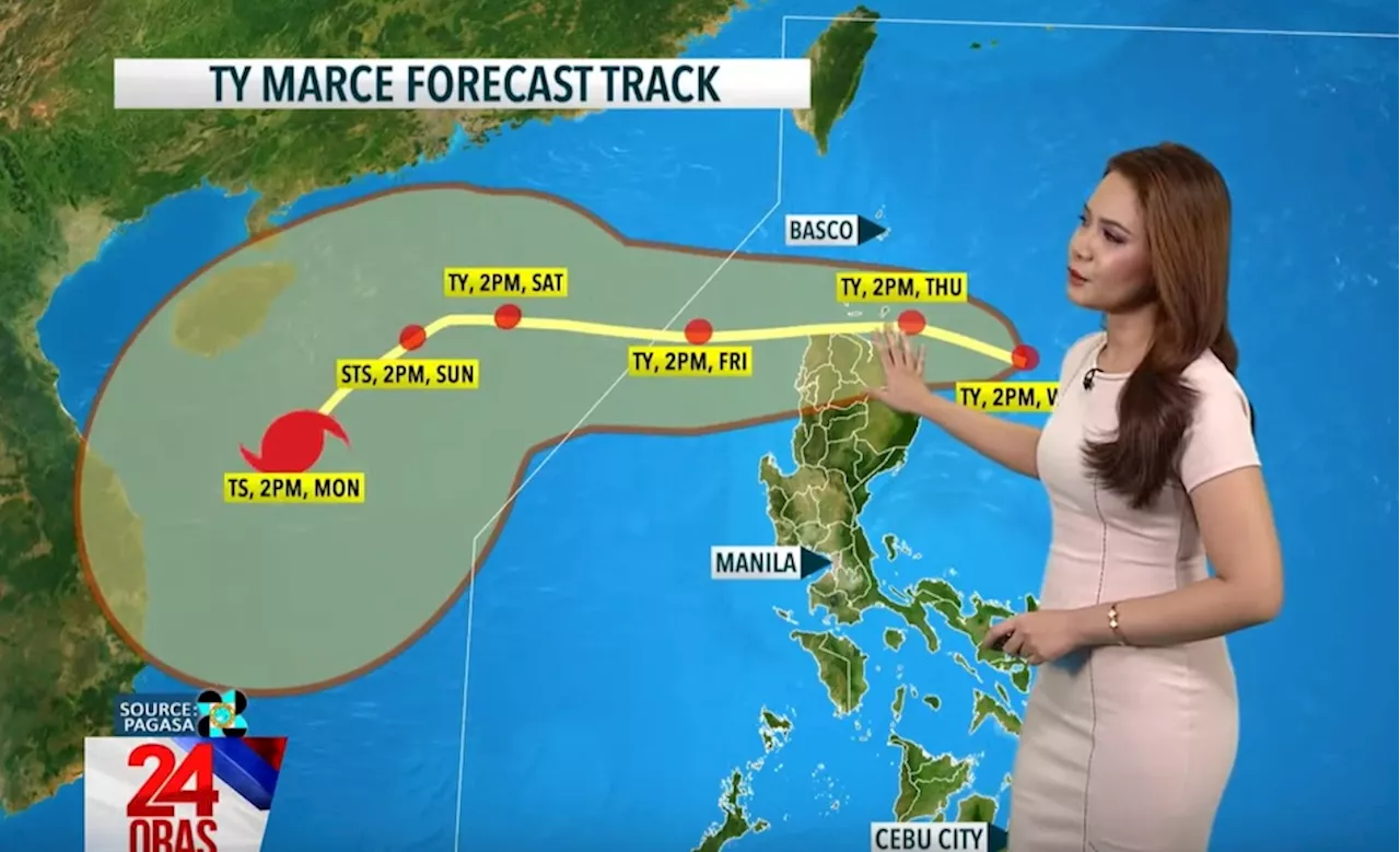 PAGASA: Kilos ng bagyong 'Marce,' mabagal; mga lugar na sakop ng Signal No. 3, nadagdagan