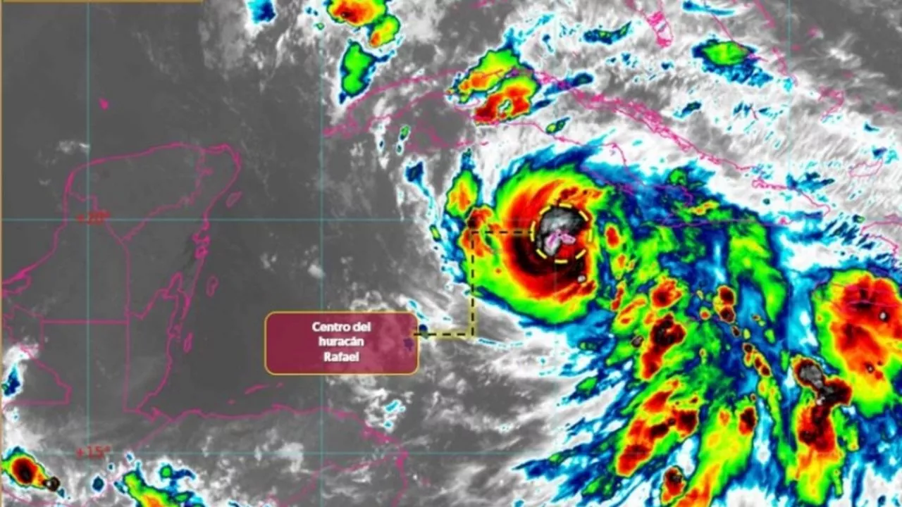 Tormenta tropical Rafael se convierte en Huracán categoría 1 ¿Hay peligro para México?