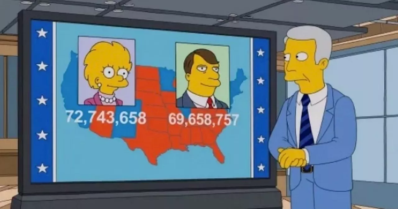 The Simpsons predicted US 2024 election map with eerie accuracy in the