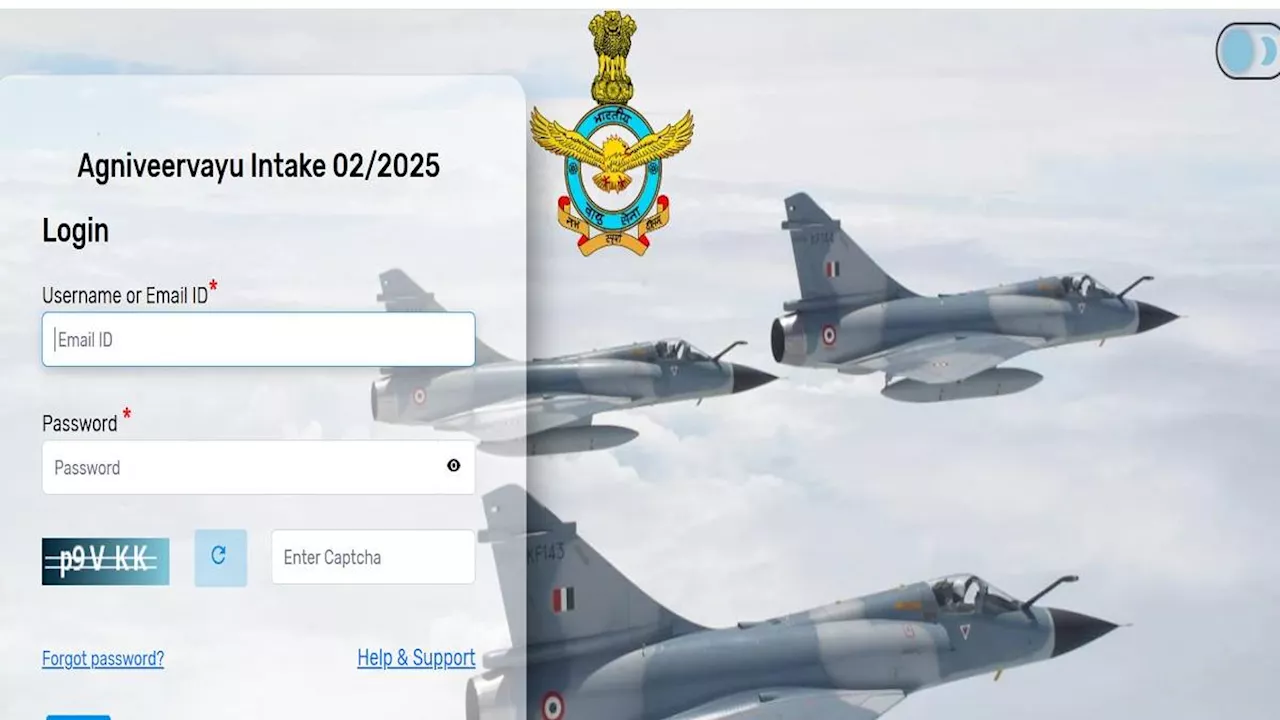 IAF Agniveervayu: अग्निवीर वायु भर्ती परीक्षा के लिए एग्जाम सिटी स्लिप जारी, यहां दिए लिंक से करें डाउनलोड