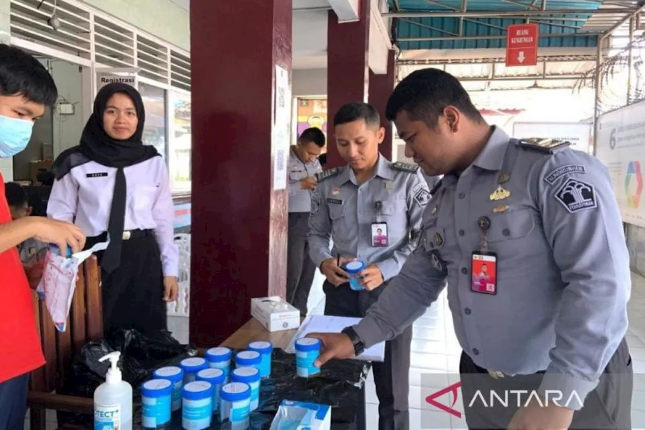 Rutan Pekalongan Gencarkan Tes Urine ke Warga Binaan