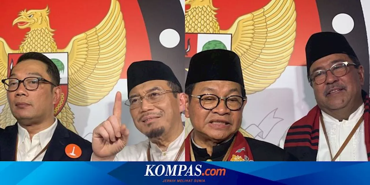 Kata Pramono-Rano dan Ridwan Kamil-Suswono soal Elektabilitas di Survei Litbang Kompas Pilkada Jakarta 2024