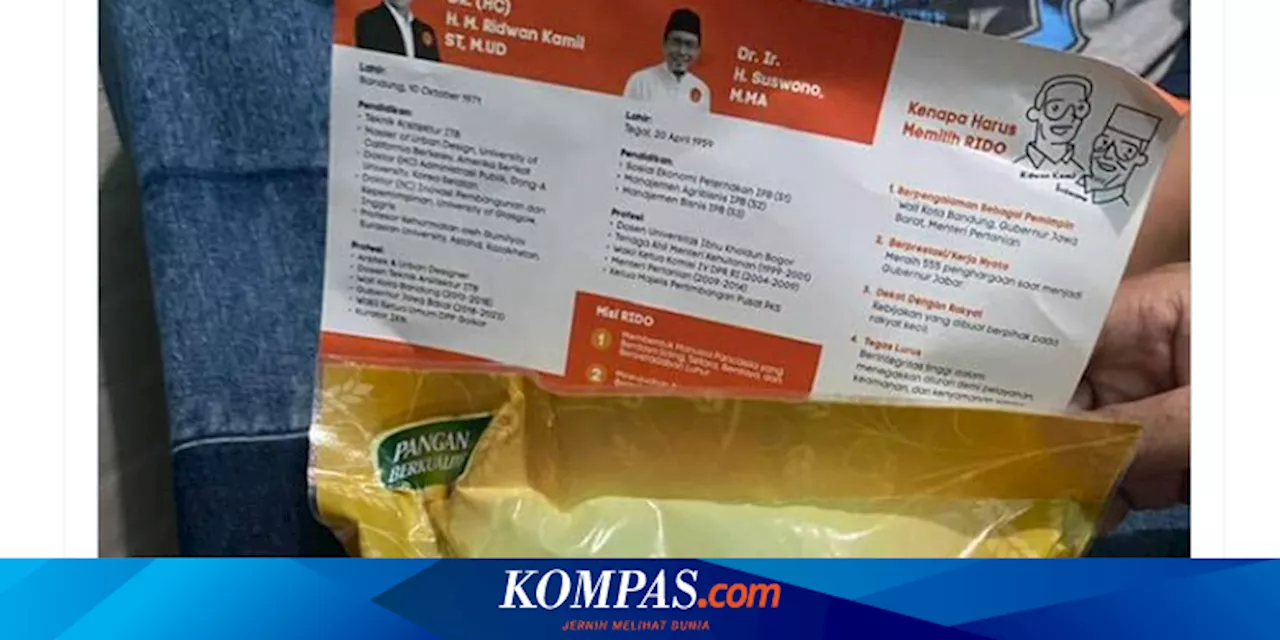 Ramai soal Ridwan-Suswono Disebut Bagi Bansos Usai Bertemu Jokowi, Ini Kata Timses