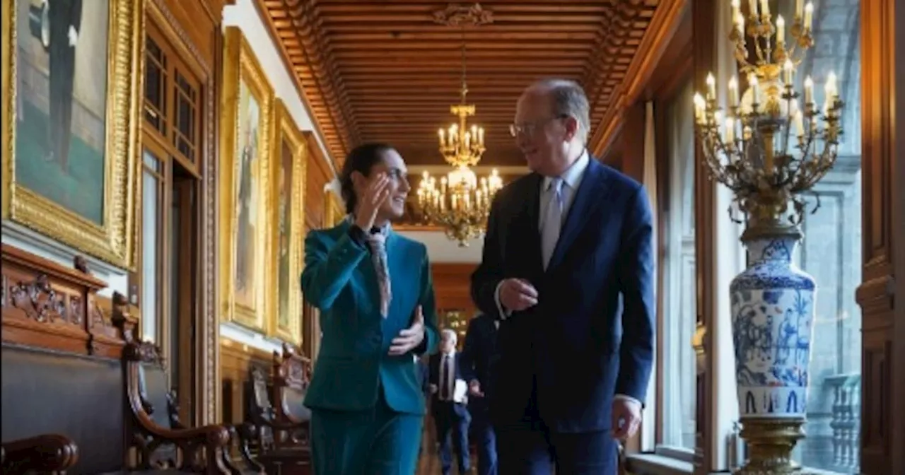 Claudia Sheinbaum se reúne con Larry Fink en Palacio Nacional