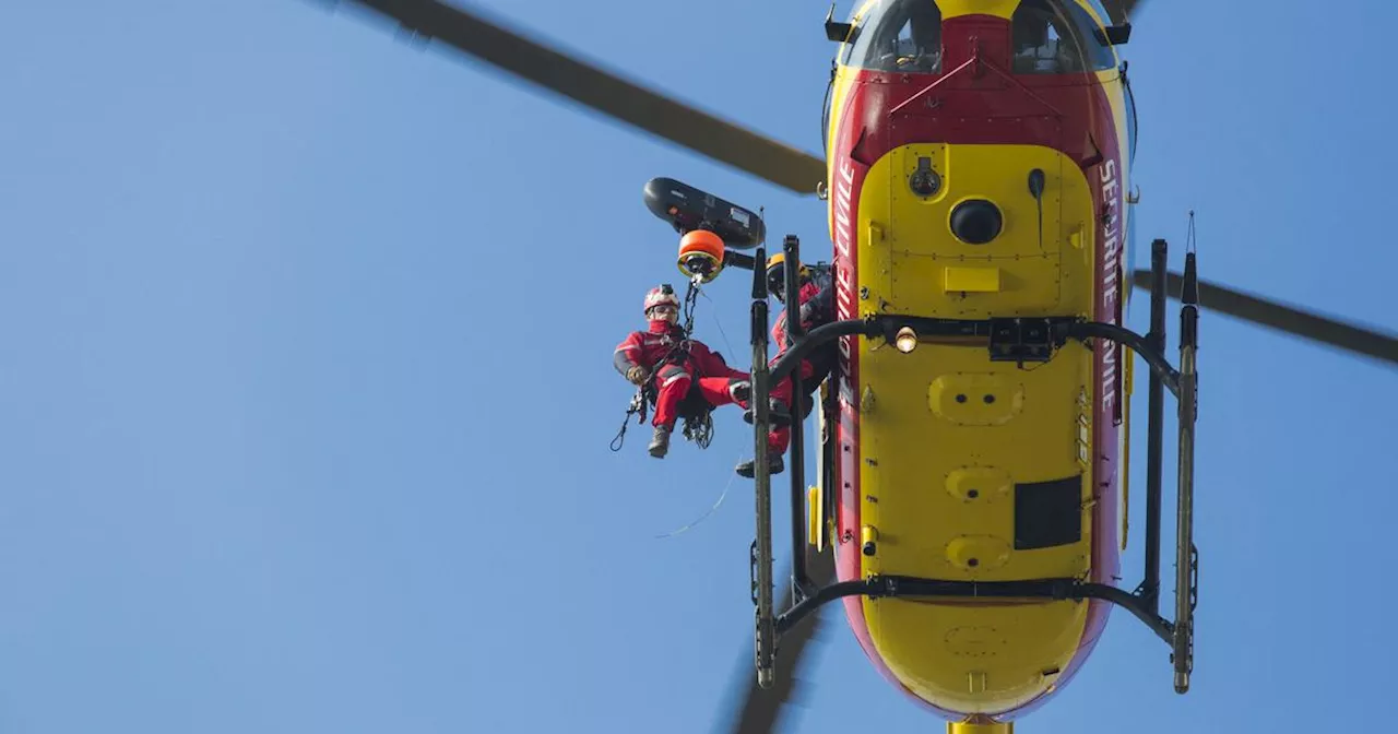 Près de Nice, un motard percuté par un éboulement fait une chute de 30 mètres dans un ravin