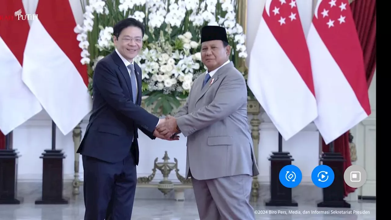 Bertemu PM Singapura, Prabowo Serukan Kekerasan di Palestina dan Lebanon Segera Dihentikan