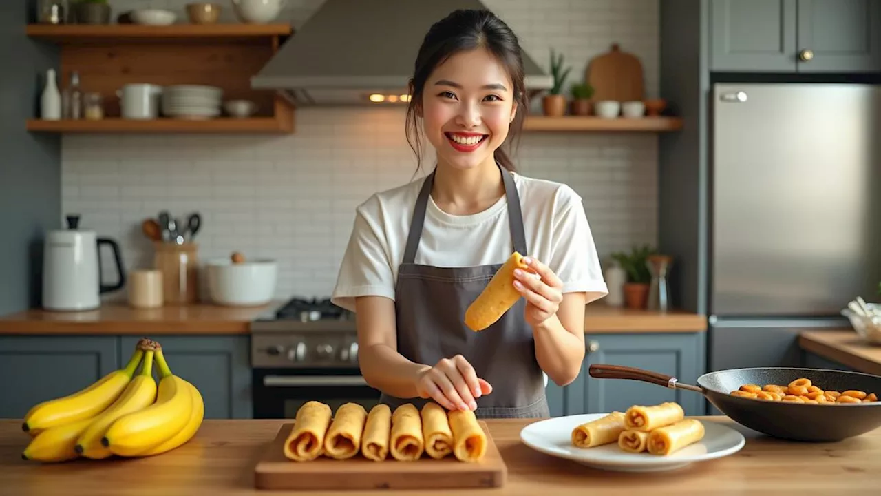 Cara Membuat Banana Roll yang Lezat, Cocok untuk Mengisi Waktu Ngemil