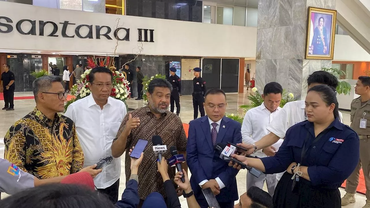 Temui Dasco di DPR, Said Iqbal Minta Buruh Sabar dan Tenang