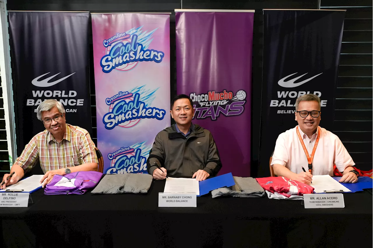 Cool Smashers, Flying Titans partner with World Balance for upcoming PVL conference