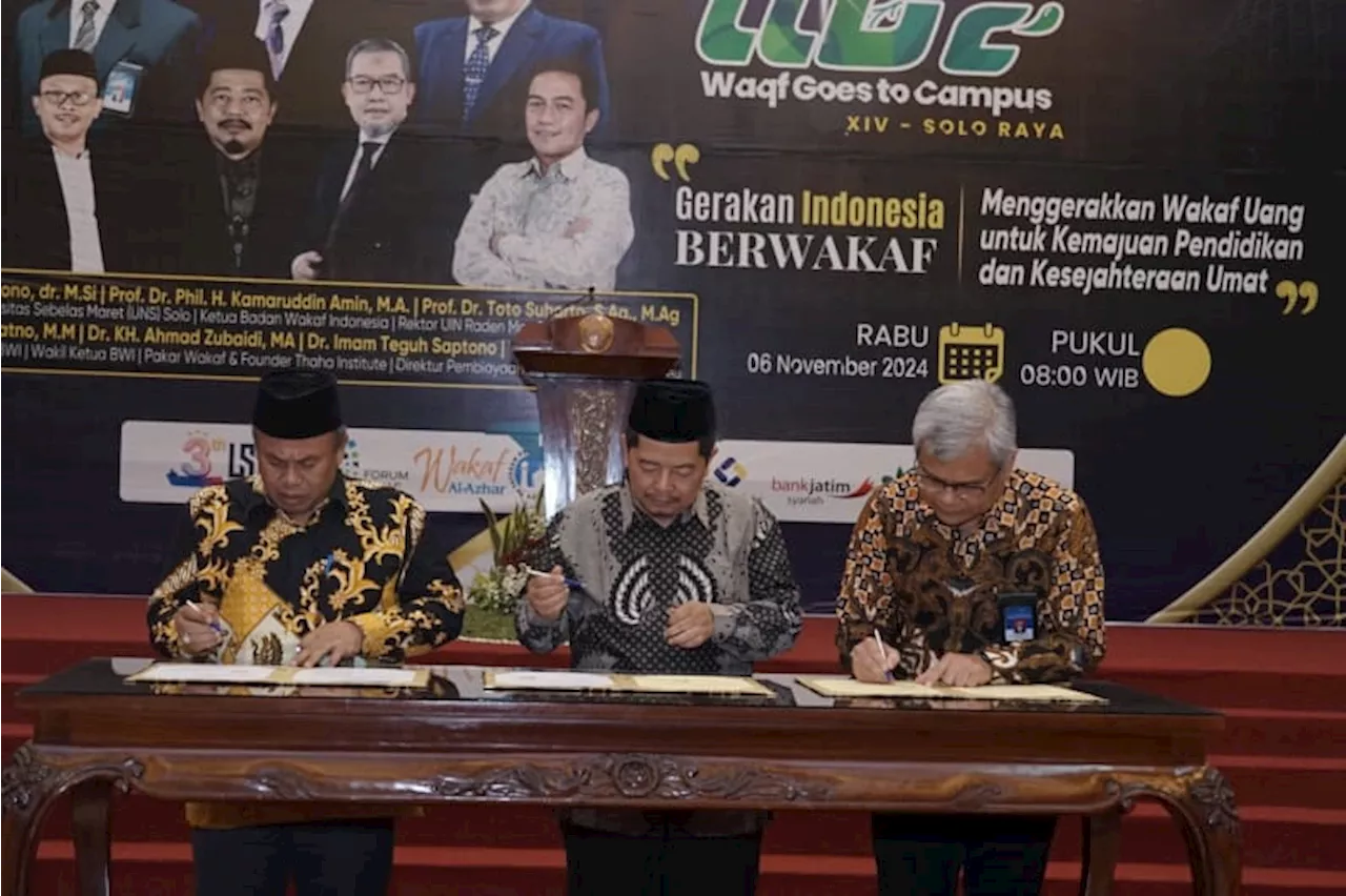 BWI Ajak Sivitas Akademika UNS Terlibat Gerakan Wakaf Nasional