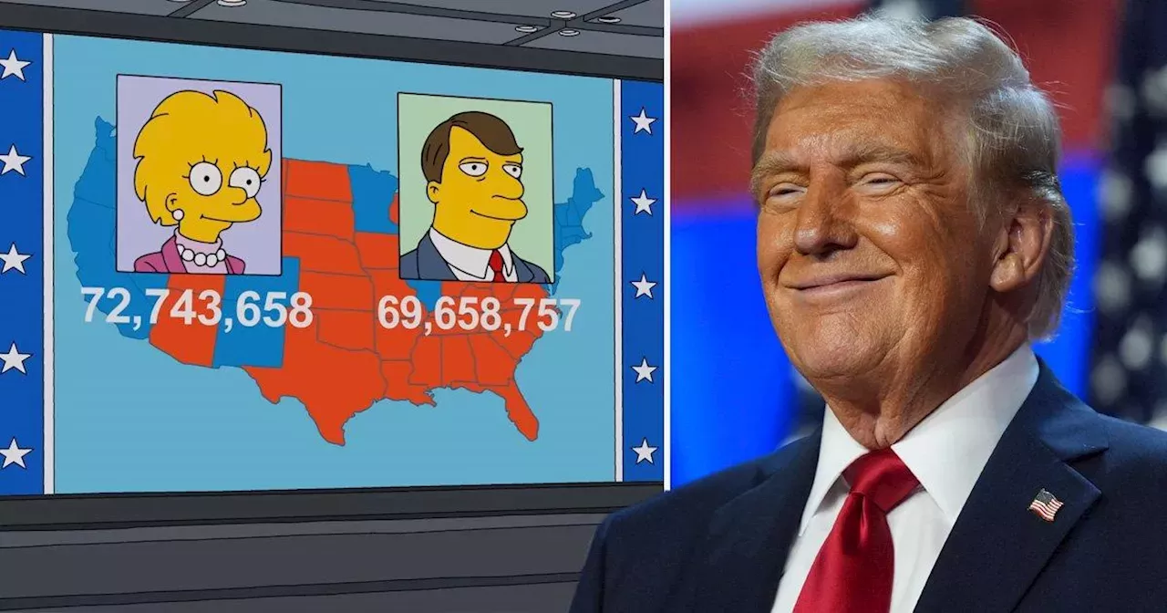 The Simpsons predict US 2024 election map with eerie accuracy UK