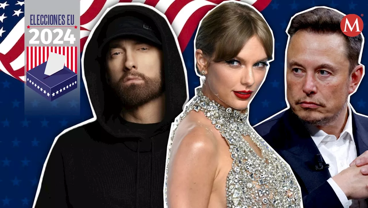 De Taylor Swift a Elon Musk; Famosos VOTAN en elección por presidencia de Estados Unidos