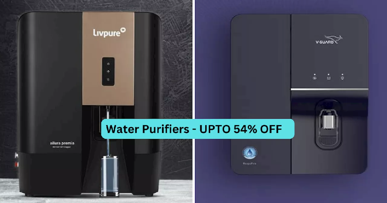 इन Water Purifiers के प्यूरीफिकेशन टेक्नोलॉजी के सामने दुम दबाकर भागेंगे पानी के कीटाणु, Amazon Sale में कीमत हुई आधी से कम