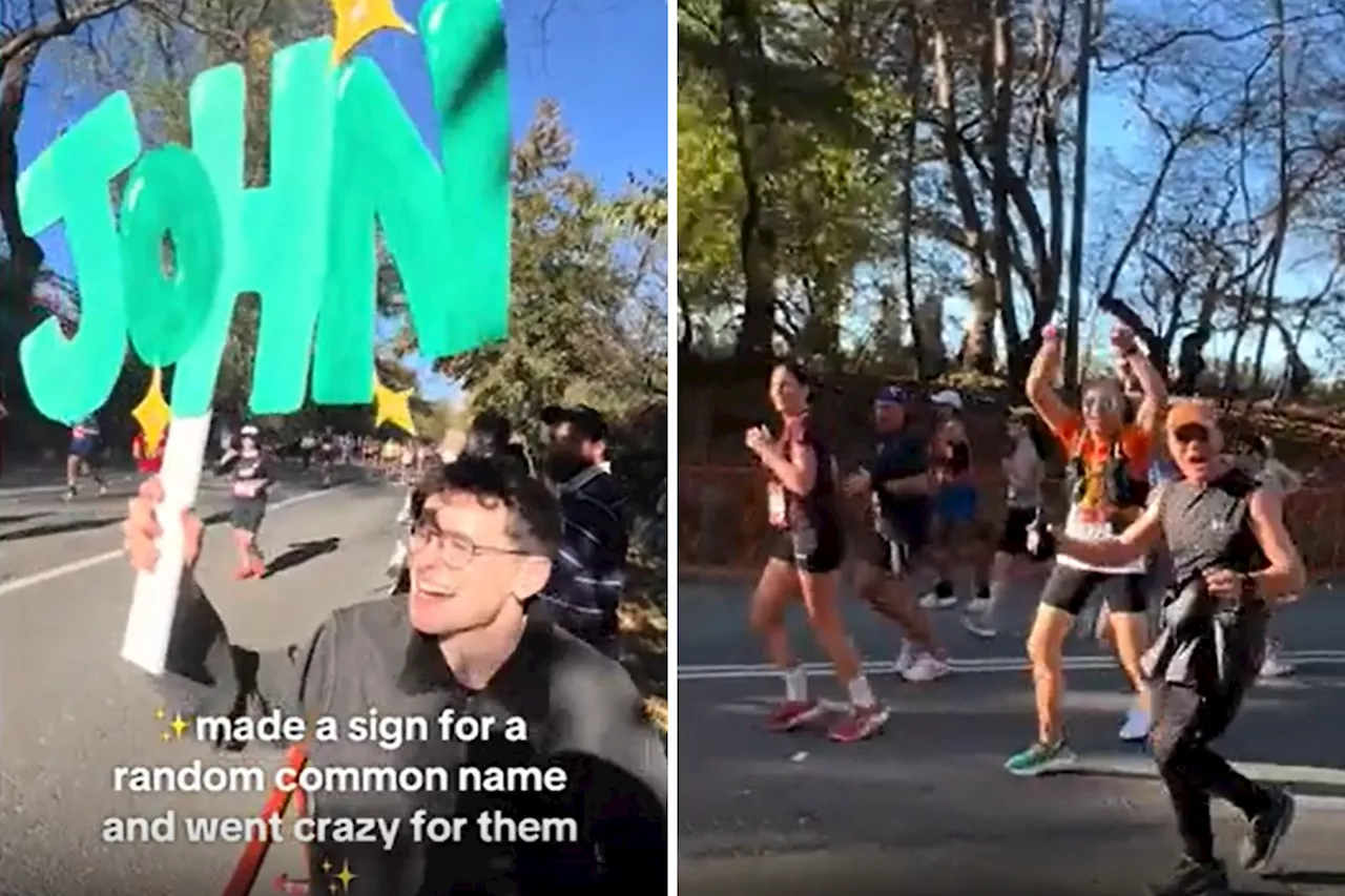 Tears as Man Only Cheers for Runners With Specific Name at NYC Marathon