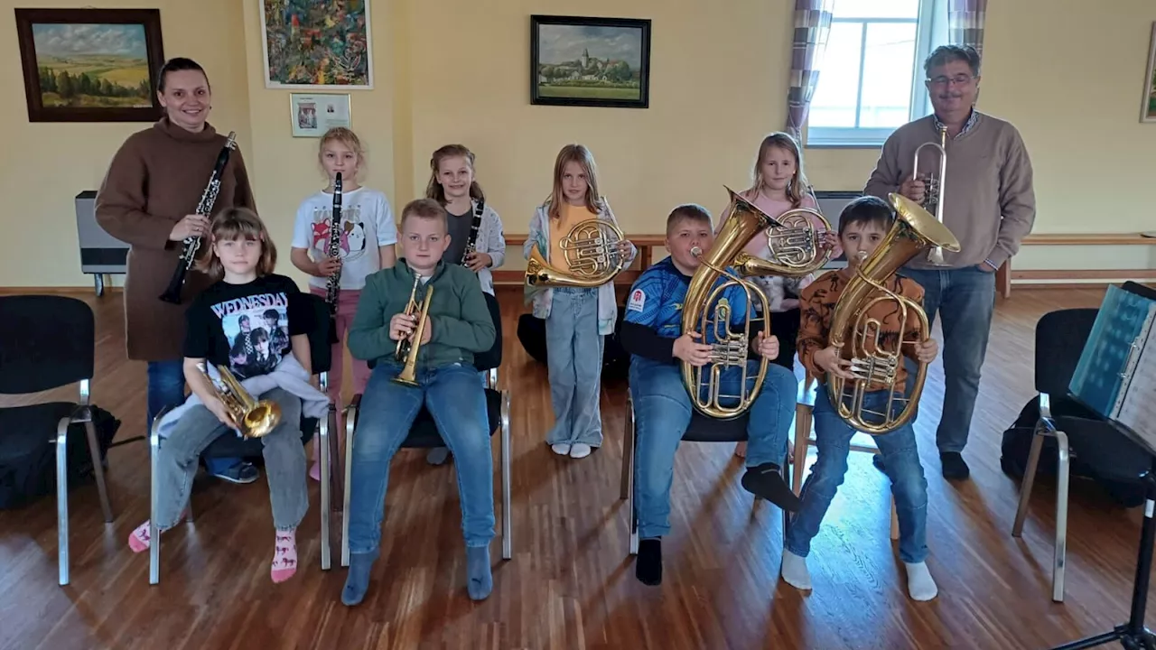 Fünfte Bläserklasse in der Volksschule Perschling