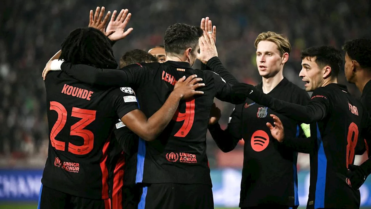 Aanvoerder De Jong wint met Barcelona in Belgrado, Inter klopt Arsenal