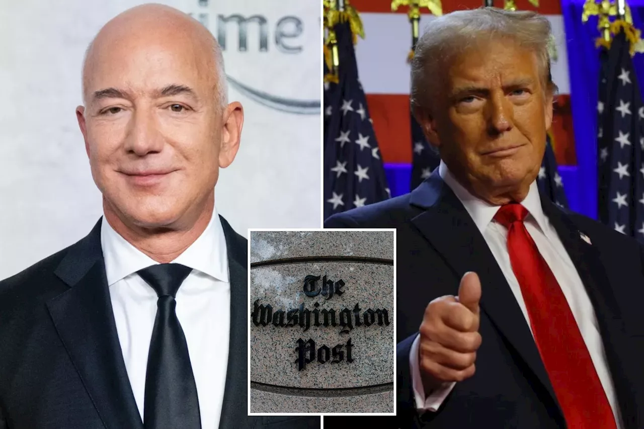 Jeff Bezos offers 'big congratulations' to Trump — after blocking Washington Post's Harris endorsement