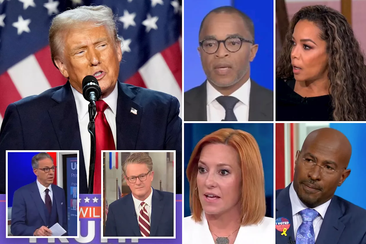 Liberal media outlets like CNN, MSNBC have meltdown over Trump win