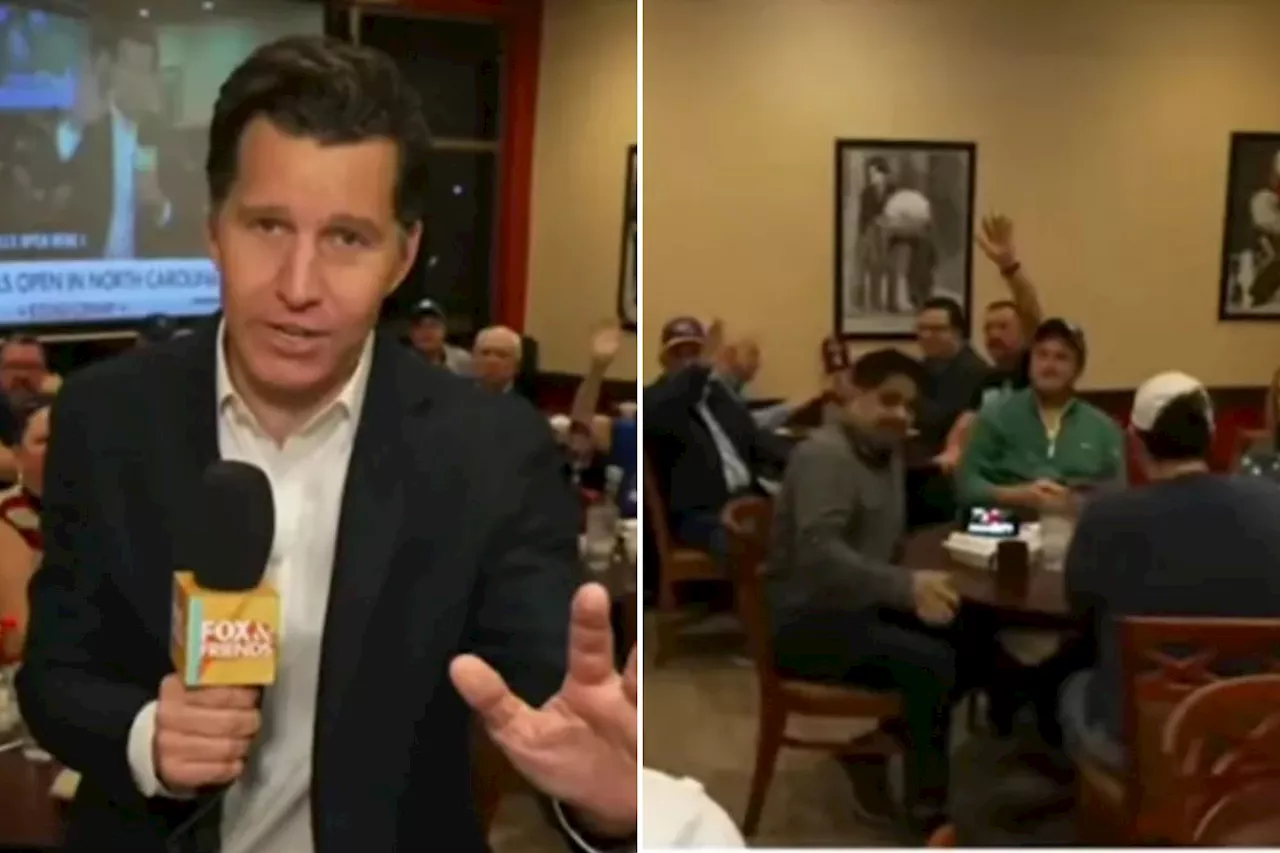 North Carolina voter’s Election Day prediction surprises Fox News host and entire pro-Trump diner