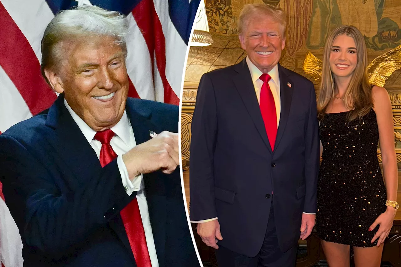 Donald Trump's 17-year-old granddaughter Kai celebrates his 2024 presidential election win