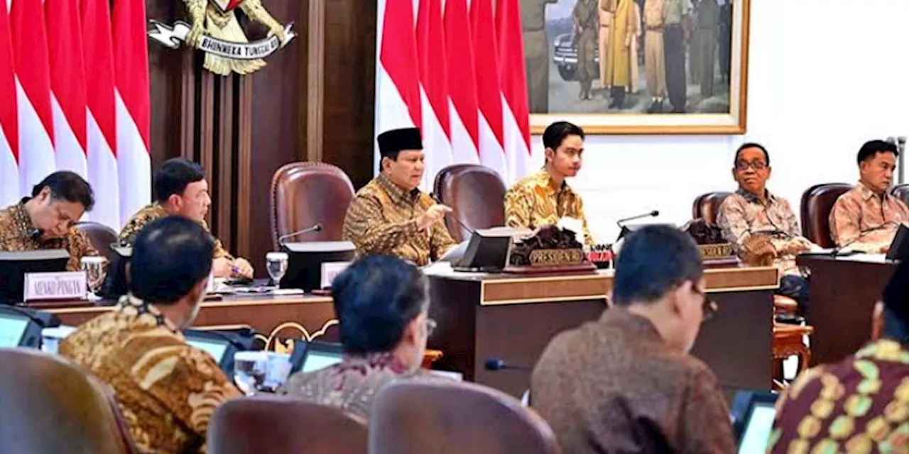 Prabowo Gelar Sidang Kabinet Jelang Kunker ke Luar Negeri