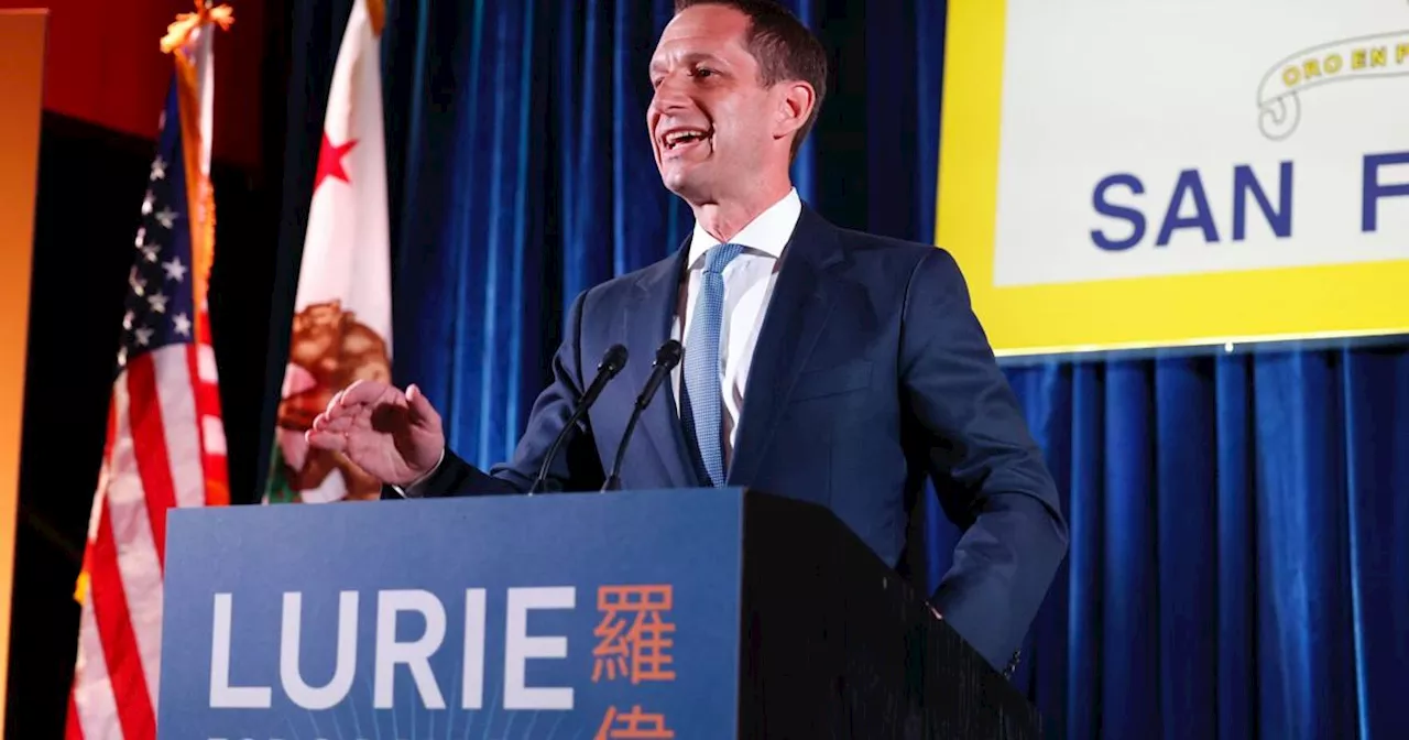 Lurie takes early lead in SF mayoral race