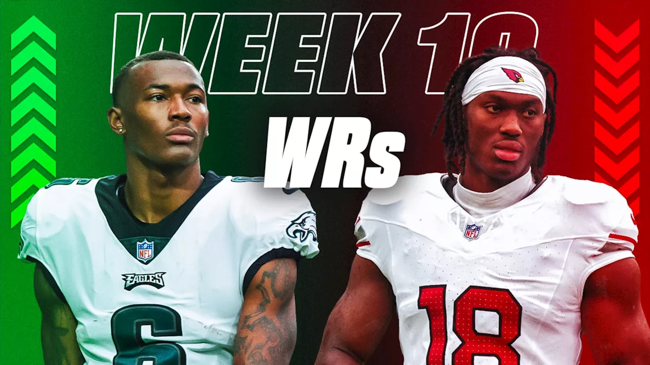 Start 'Em, Sit 'Em Wide Receivers For Fantasy Football Week 10