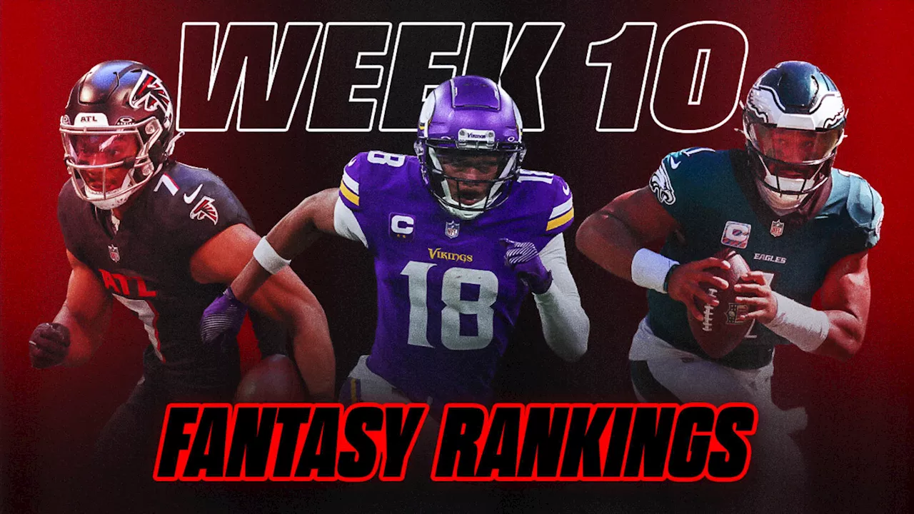 Week 10 Fantasy Football Rankings for Every Position in PPR Leagues