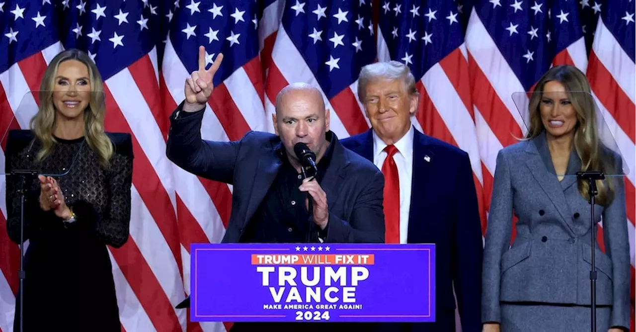 Ecco chi è Dana White, il vecchio amico di Trump sul palco della vittoria