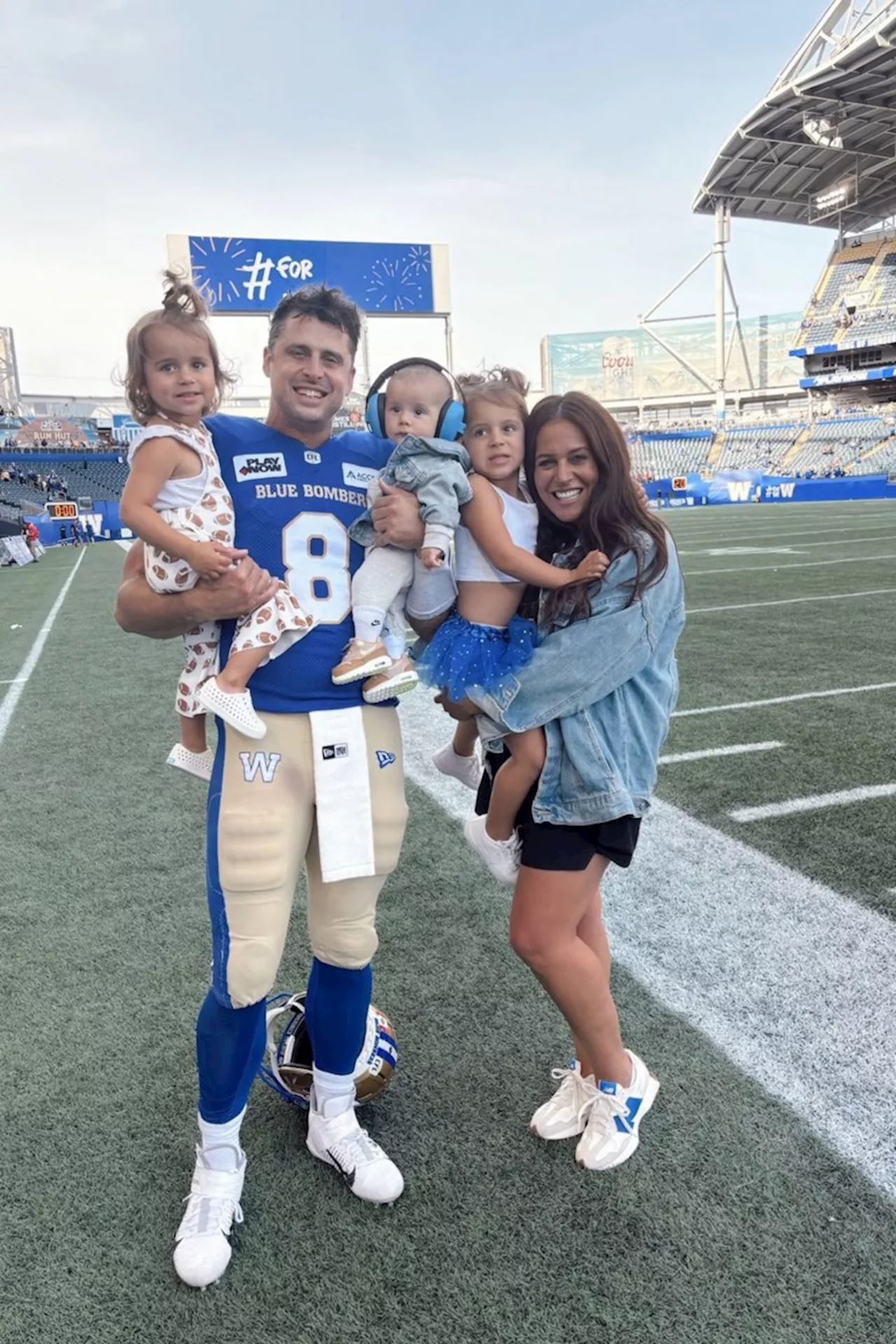 Family of Bombers QB Zach Collaros finds balance between football and home life