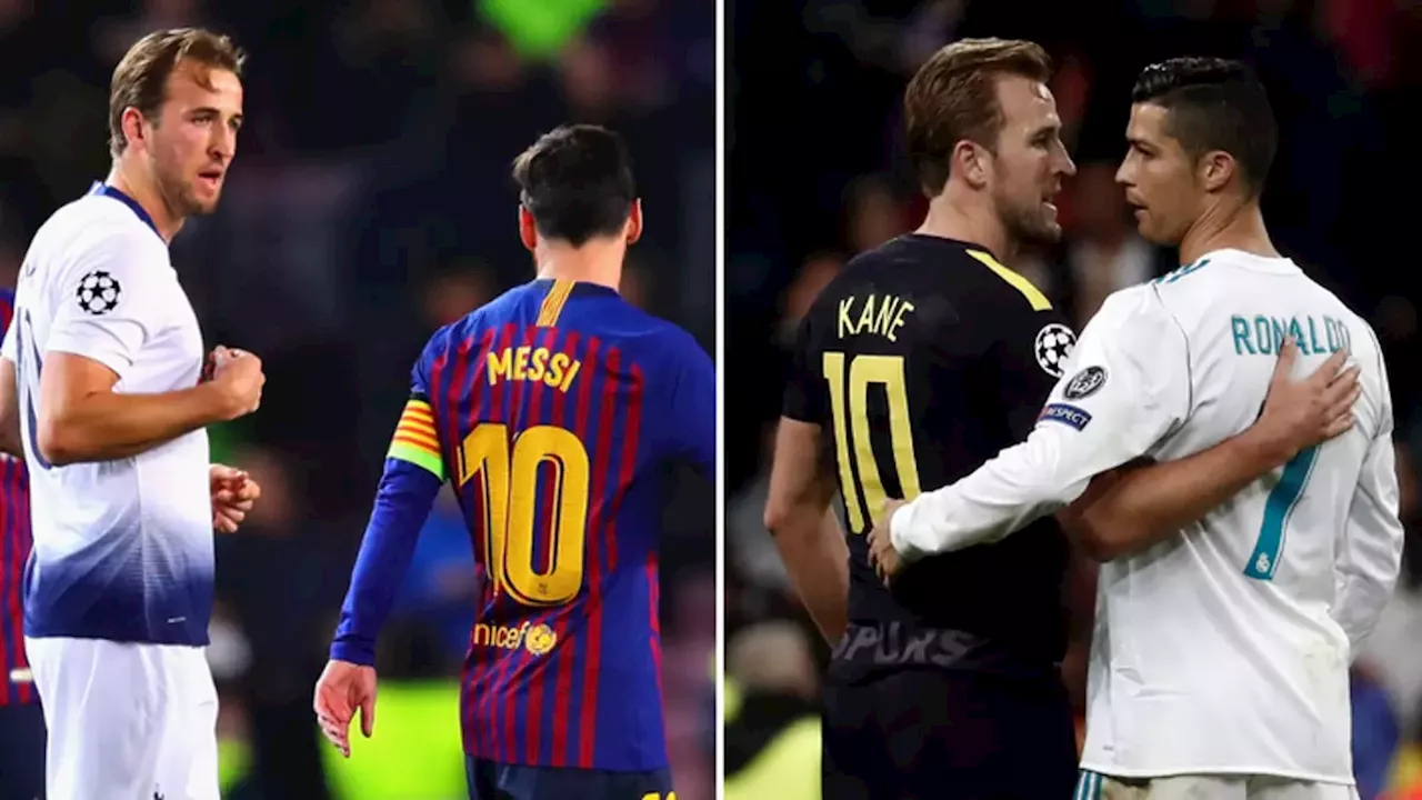 Harry Kane didn't hesitate when choosing if he would prefer to play with Cristiano Ronaldo or Lionel Messi