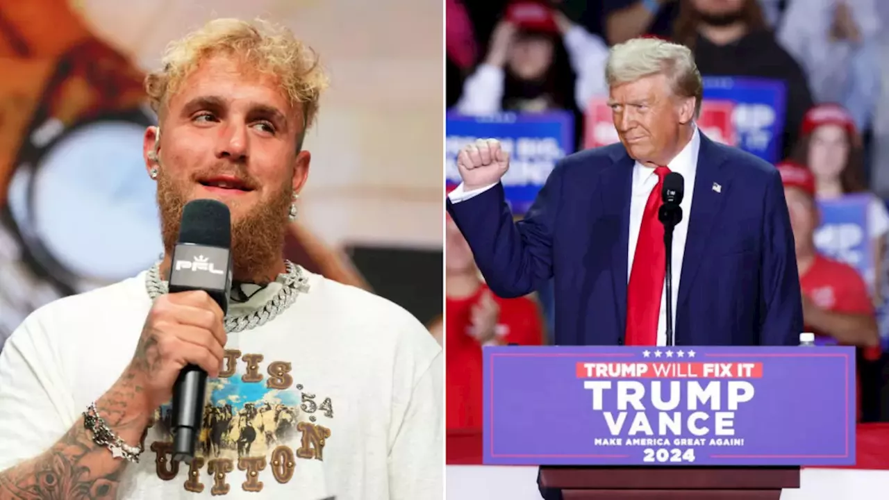 Jake Paul reacts as Donald Trump declared himself US president and receives huge backlash