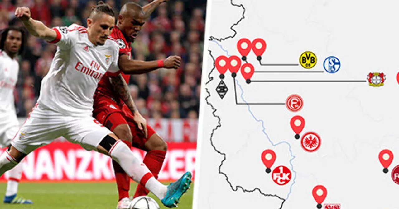 Безумная география «Бенфики» в Германии: играла против 16 клубов из 14 городов!