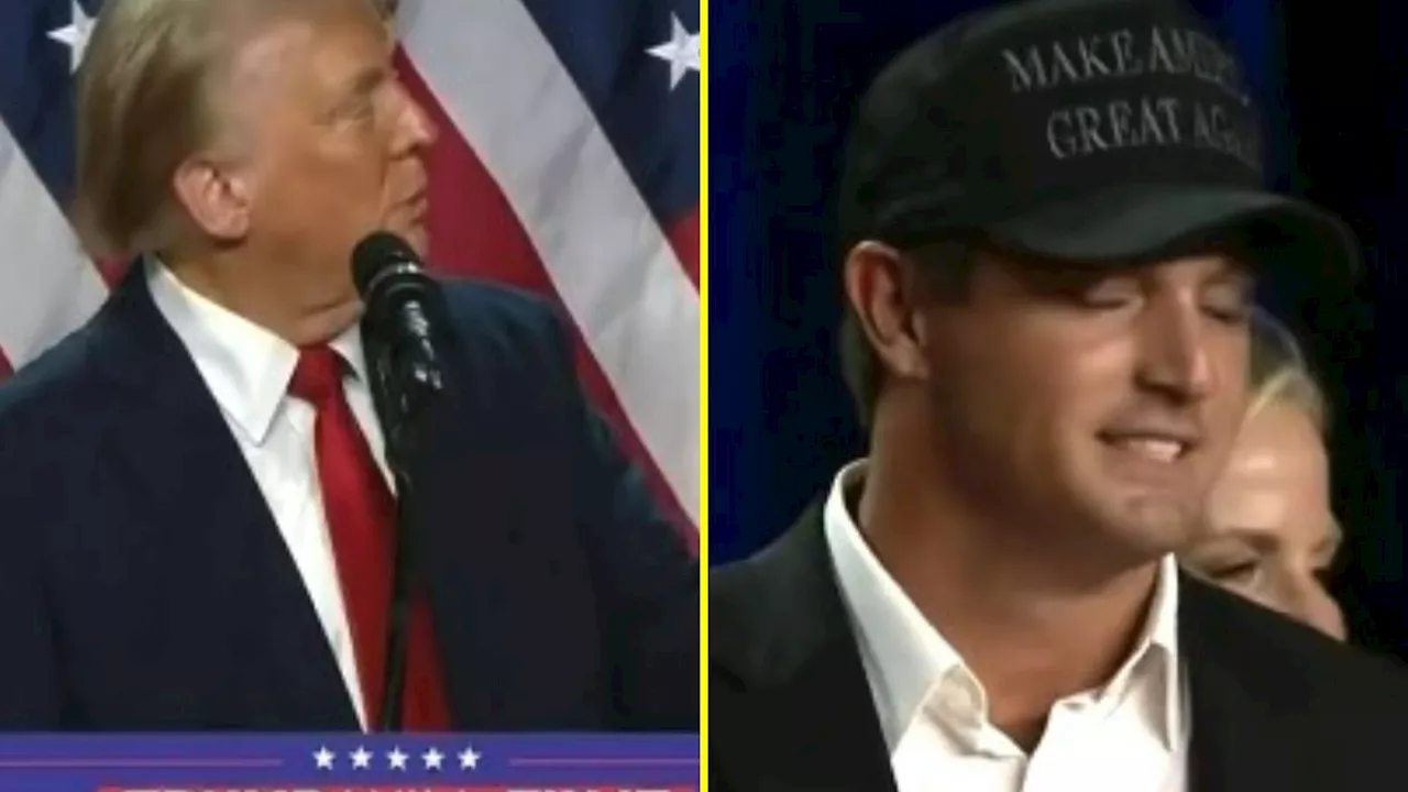 ‘Shy’ Bryson DeChambeau caught up in awkward moment at Donald Trump victory parade...