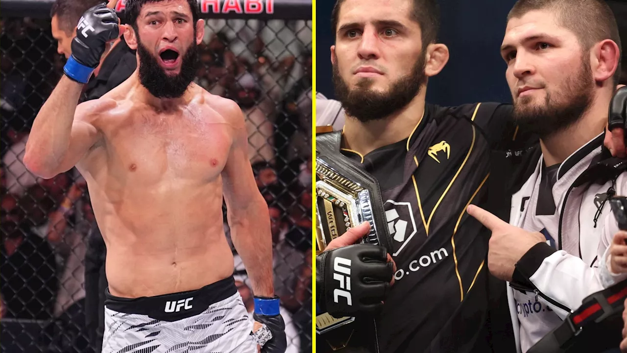 ‘Unbelievable’ Khamzat Chimaev earns big praise off Team Khabib for jaw-breaking UFC victory