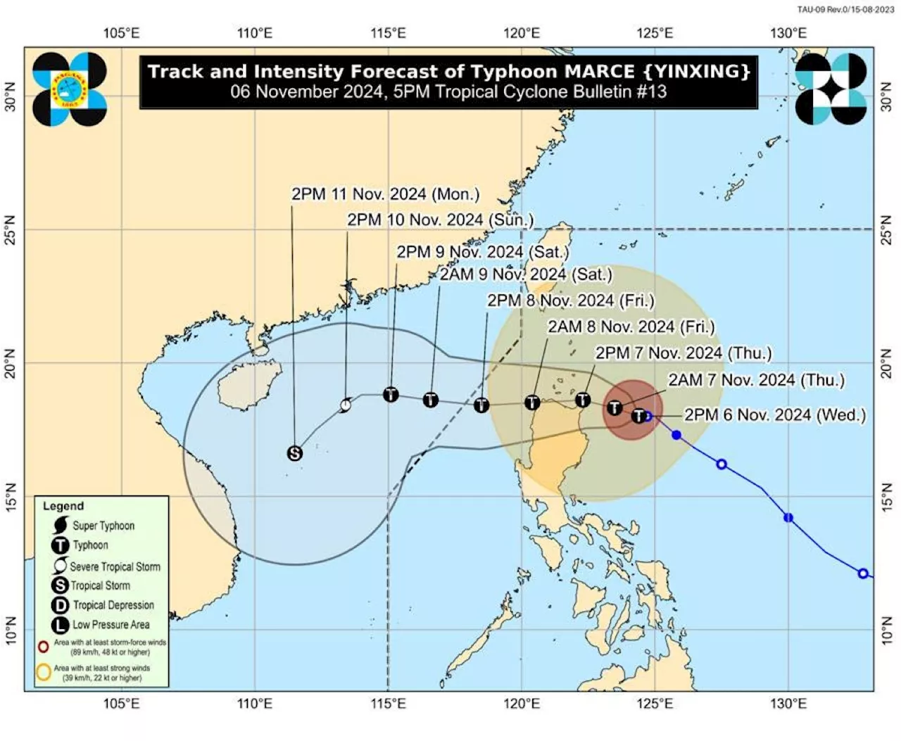 'Marce' almost stationary over waters east of Cagayan — Pagasa