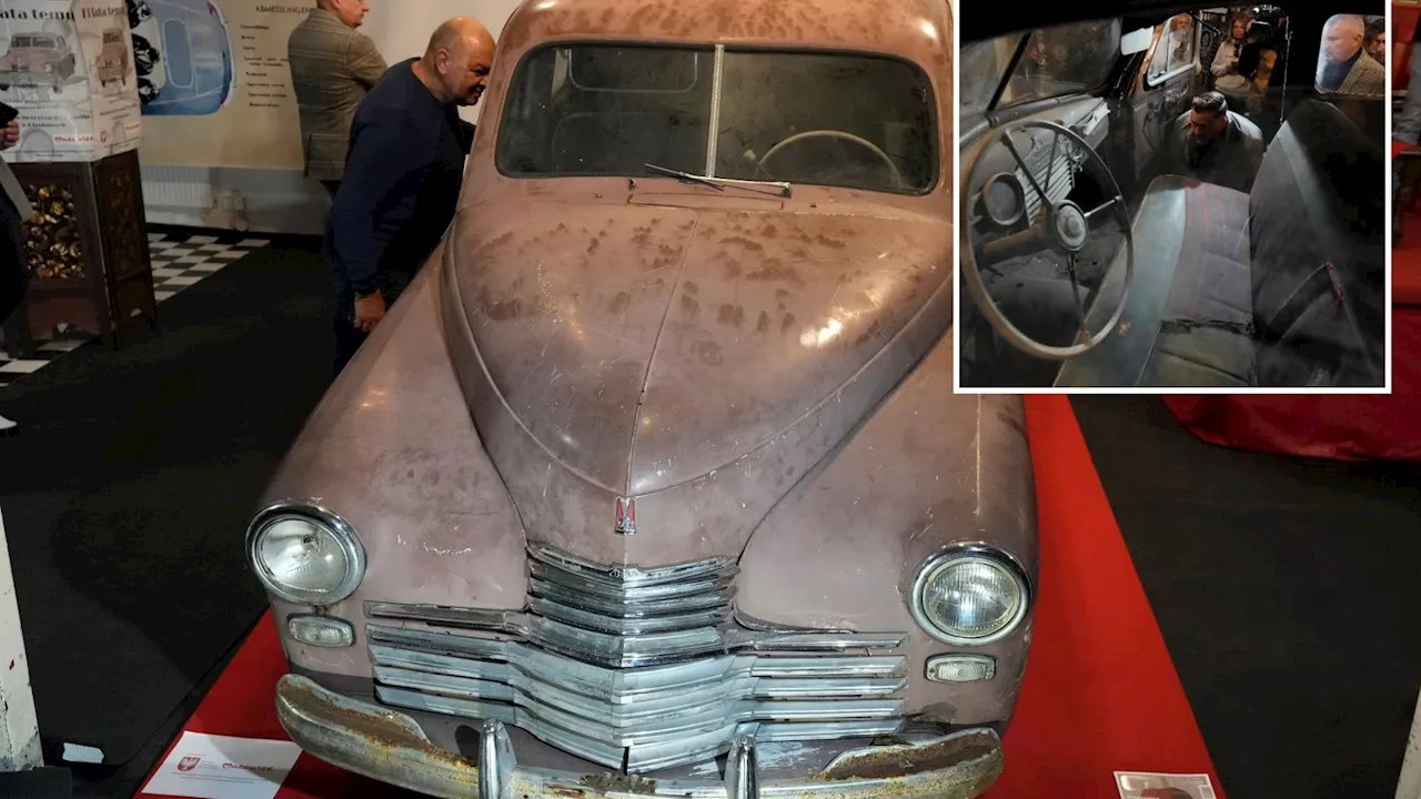 Iconic car with amazing WW2 history left abandoned & rotting for 70 YEARS is given new lease of life...