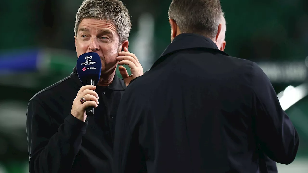 Noel Gallagher hit by commentator’s curse as eight-word statement live on TNT Sports backfires horribly...