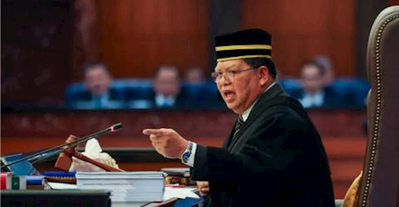 Isu RM94 juta: Speaker minta Ahli Parlimen Pendang kemuka bukti atau memohon maaf