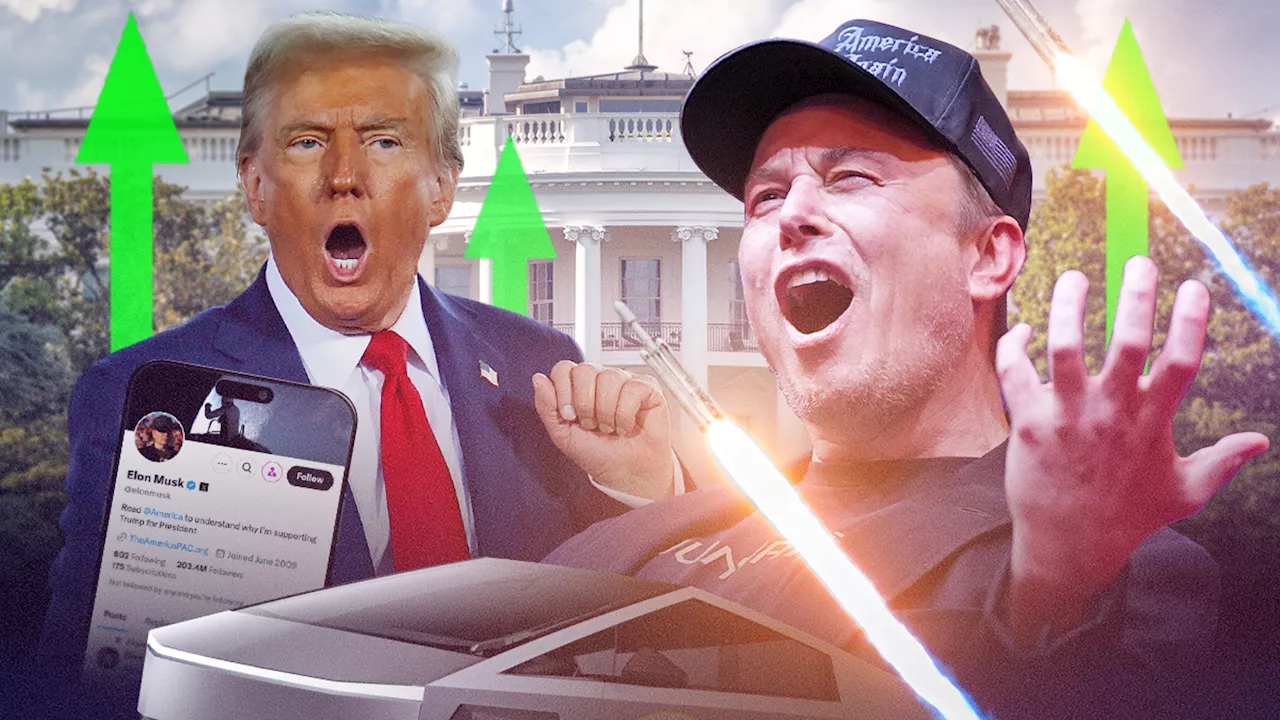 Elon Musk Net Worth Up $15 Billion with Trump Win, Cybertruck Motorcade Next?