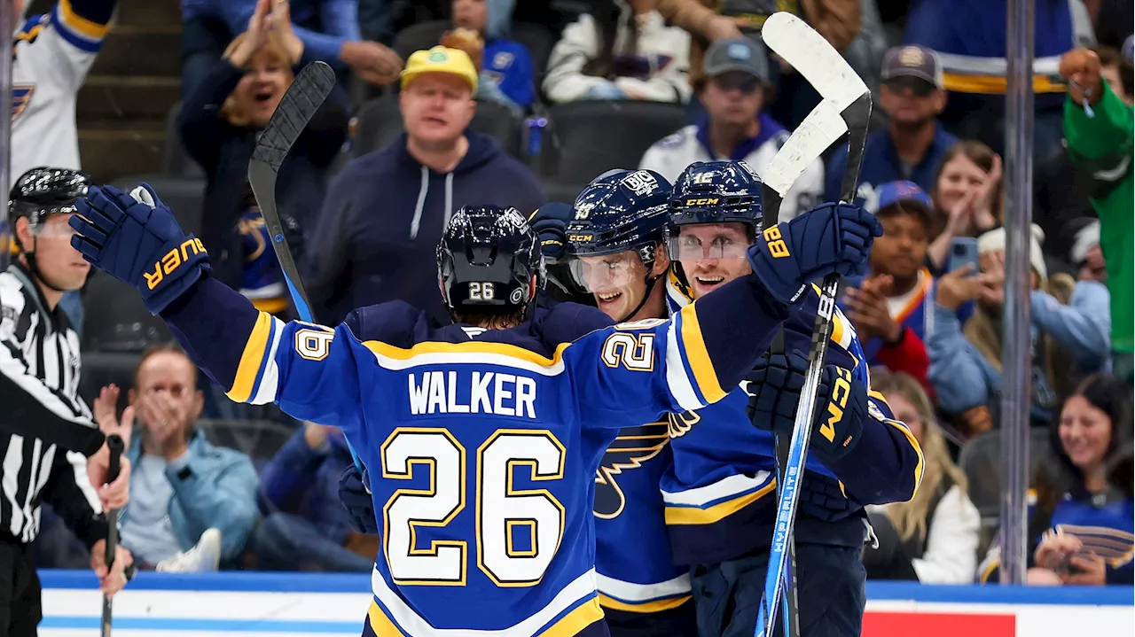 Blues rally to beat Lightning after losing Holloway to injury