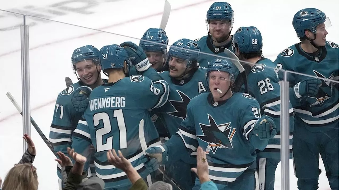 Celebrini returns from injury as Sharks edge Blue Jackets in OT