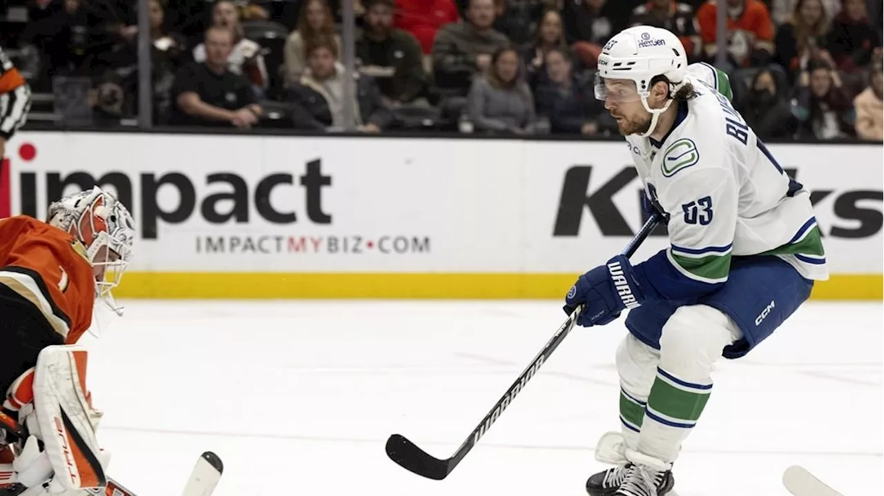 Hughes, Boeser have big nights in Canucks' rout of Ducks