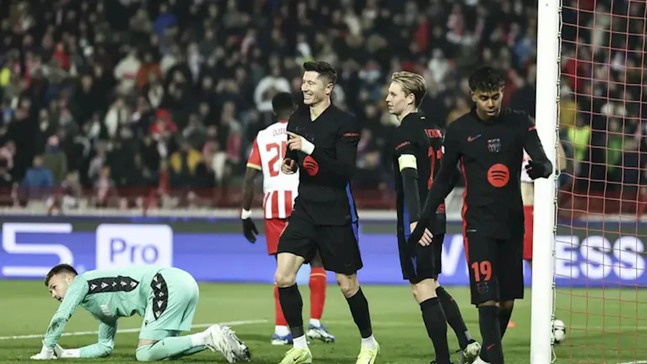 Goles del Estrella Roja vs. Barcelona en la UEFA Champions League